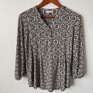 🔵 Dress barn blouse top women size s